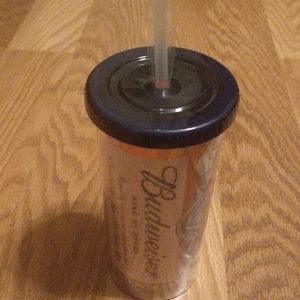 Budweiser refillable cup.
